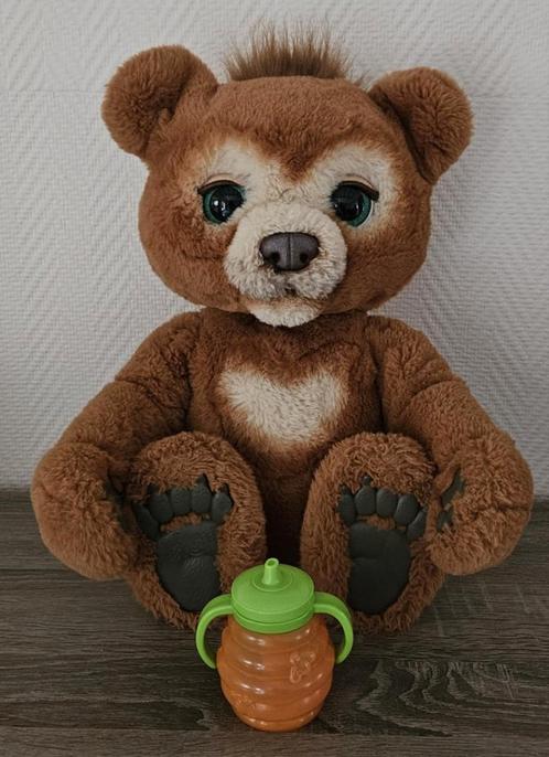 Interactieve knuffelbeer, Kinderen en Baby's, Speelgoed | Knuffels en Pluche, Zo goed als nieuw, Beer, Ophalen