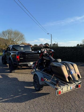 Moto remorque te huur 15€/dag, Autos : Divers, Remorques, Enlèvement