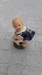 Spaarpot baby met voetbal beeldje, Ophalen of Verzenden, Zo goed als nieuw