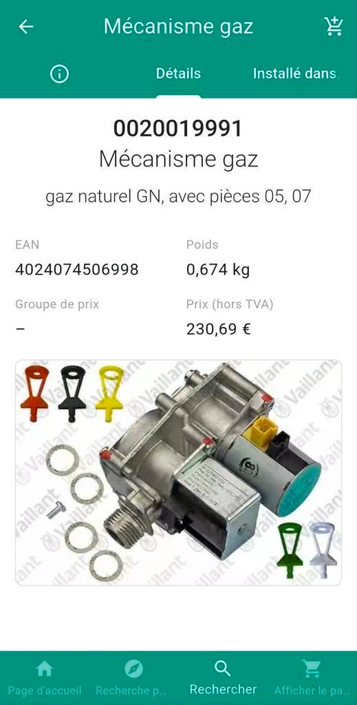 Mécanisme Gaz Vaillant, Bloc gaz Vaillant 100% Neuf, Verzamelen, Overige Verzamelen, Nieuw, Ophalen of Verzenden