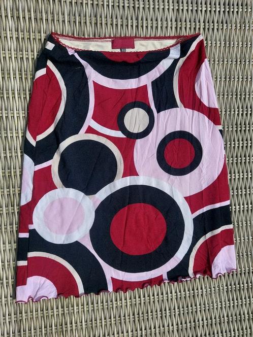 Street One Rok – Retro Cirkelprint – Maat 38 (M), Kleding | Dames, Rokken, Zo goed als nieuw, Maat 38/40 (M), Rood, Ophalen of Verzenden