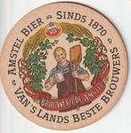 BIERKAART   AMSTEL    achterkant, Sous-bock, Amstel, Envoi, Neuf