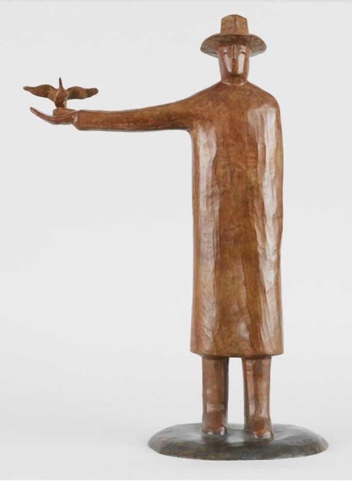 Ik zoek sculpturen, tekeningen, aquarellen van Folon, Antiek en Kunst, Kunst | Beelden en Houtsnijwerken, Ophalen of Verzenden