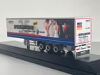 Herpa oplegger SCHMITZ CARGOBULL in PC-box 1/87, Ophalen of Verzenden, Zo goed als nieuw, Bus of Vrachtwagen, Herpa