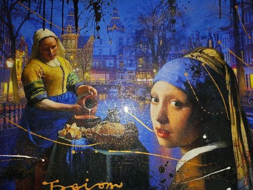 Origineel werk op GROOT Doek van Fabian  Met certificaat  Mi, Antiek en Kunst, Kunst | Schilderijen | Klassiek, Ophalen