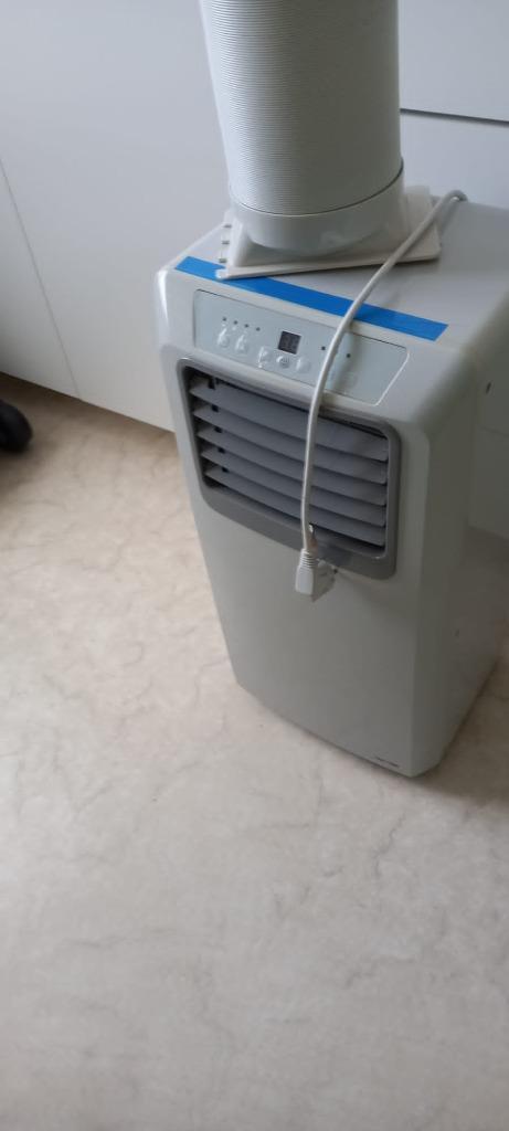 Tectro mobiele airco, Elektronische apparatuur, Airco's, Zo goed als nieuw, Mobiele airco, Minder dan 60 m³, 1 snelheid, Afstandsbediening