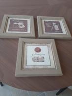 3 leuke en decoratieve kaders "wijnkurken", Ophalen of Verzenden, Zo goed als nieuw
