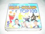 5 CD BOX - BELGIE -  HOLLAND  - TOP 100 - NEW IN FOLLIE, Cd's en Dvd's, Cd's | Nederlandstalig, Boxset, Levenslied of Smartlap