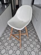 2 Chaise haute de bar pour 30 euro, Maison & Meubles, Chaises, Enlèvement, Utilisé, Blanc, Deux