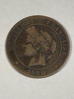 10 Centimes Cérès 1880 Republique Francaise, Postzegels en Munten, Frankrijk, Ophalen of Verzenden, Losse munt