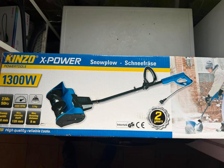 Kinzo sneeuwruimer NIEUW, Tuin en Terras, Veegmachines, Nieuw, Ophalen of Verzenden