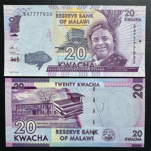 Malawi - 20 Kwacha 2016 - P63 - UNC - 1013(12), Postzegels en Munten, Bankbiljetten | Afrika, Los biljet, Overige landen, Ophalen of Verzenden