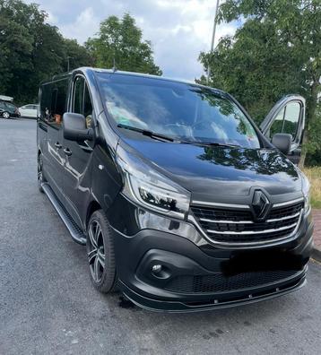 Renault Trafic double cabine - dubbele cabine, Auto's, Stof, Zwart, Zwart, Diesel