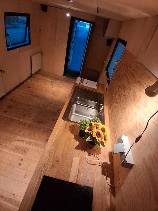 Tiny House Trailer – Ideaal als tijdelijk verblijf zonder, Caravanes & Camping, Caravanes résidentielles, Enlèvement ou Envoi