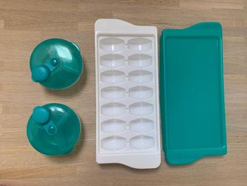 Oxo Tot melkpoederdoosje + diepriesbakje voor babyvoeding  beschikbaar voor biedingen