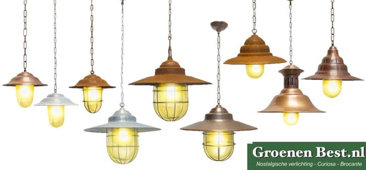 Nieuwe klassieke landelijke hanglampen voor binnen en buiten, Maison & Meubles, Lampes | Suspensions, Comme neuf, 50 à 75 cm, Verre