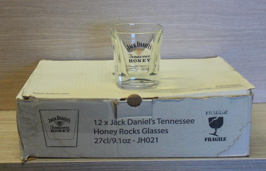 JACK DANIELS GLAS HONEY, Verzamelen, Ophalen of Verzenden, Nieuw