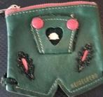 Vintage 1960 Lederhosen portomonee in zeer goede staat, Handtassen en Accessoires, Portemonnees, Ophalen of Verzenden, Zo goed als nieuw