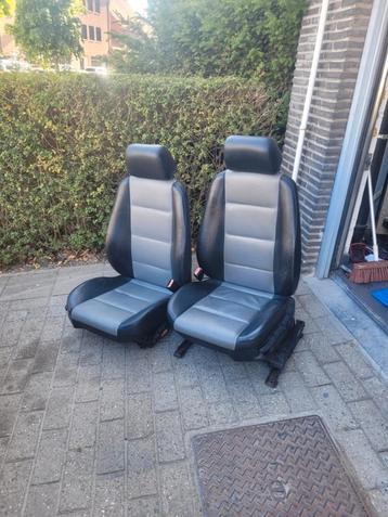 Bmw e36 lederen stoelen sedan 4deurs, Auto-onderdelen, Interieur en Bekleding, Ophalen, BMW