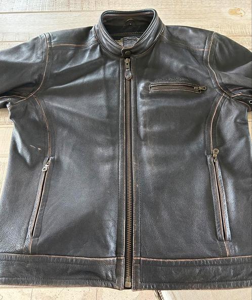 Vintage leren jack van Harley Davidson, Motoren, Kleding | Motorkleding, Broek | leer, Heren, Tweedehands, Ophalen of Verzenden