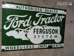 Massey Ferguson emaille bord, Ophalen of Verzenden, Gebruikt