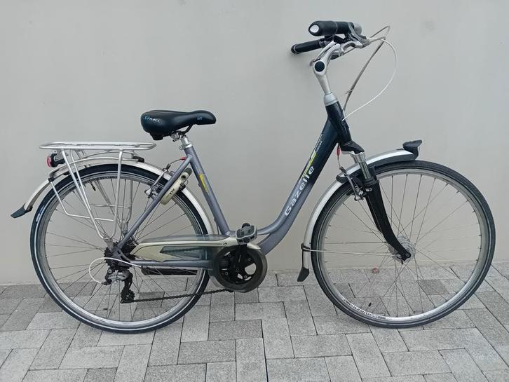 Damesfiets alu Gazelle Medeo 28inch 8speed maat49NWP 799€🚴‍, Fietsen en Brommers, Fietsen | Dames | Damesfietsen, Gebruikt, Gazelle