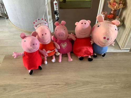 Peppa Pig verschillende pluche characters (28-30 cm), Kinderen en Baby's, Speelgoed | Knuffels en Pluche, Zo goed als nieuw, Overige typen