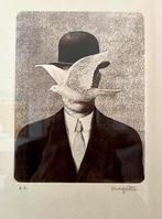 Rene Magritte - Gesigneerde Ets/Aquatint - E.A. - 29 x 21cm, Ophalen of Verzenden