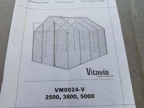 Vitavia Venus serre 5m2 aluminium met schuifdeur breedte 61, Tuin en Terras, Bergingen en Tuinkasten, Ophalen