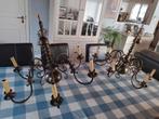 2 zware koperen luchten voor 40 euro, Huis en Inrichting, Lampen | Kroonluchters, Ophalen of Verzenden, Zo goed als nieuw