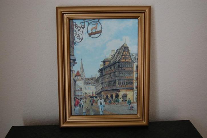 Omgeving - Centrum van Strasbourg, Huis en Inrichting, Woonaccessoires | Lijsten, Gebruikt, Minder dan 50 cm, Minder dan 50 cm