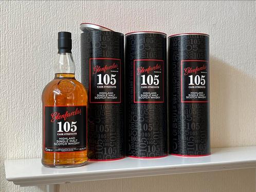 Whisky Glenfarclas 105 Cask Strength, 3 flessen, Collections, Vins, Neuf, Enlèvement ou Envoi