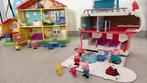 Peppa pig speelset - huis en camper, Kinderen en Baby's, Speelgoed | Poppenhuizen, Ophalen, Zo goed als nieuw