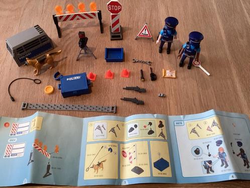 Playmobil wegversperring 6924, Kinderen en Baby's, Speelgoed | Playmobil, Zo goed als nieuw, Complete set, Ophalen of Verzenden