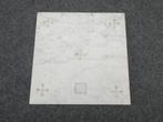 Grote altaarsteen in witte marmer, 40cmx40cm, Antiek en Kunst, Ophalen