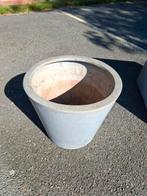 Bloempot, 40 diameter, 37cm hoog betonlook, Tuin en Terras, Bloempotten, Ophalen, Zo goed als nieuw
