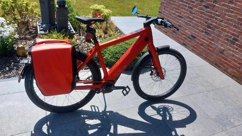 Stromer str3 pinion imperial red limited edition, Fietsen en Brommers, Elektrische fietsen, Zo goed als nieuw, Stromer, 50 km per accu of meer