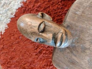 Origineel stoeltje in tropisch hard hout uit Burkina faso beschikbaar voor biedingen