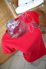 rood bloem T-shirt, Maat 38/40 (M), Ophalen of Verzenden, Korte mouw, Vila Joy Collection