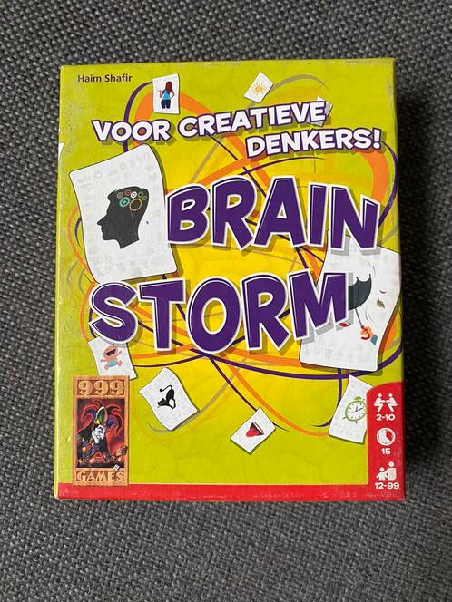 Brainstorm- gezelschapsspel, Hobby en Vrije tijd, Gezelschapsspellen | Kaartspellen, Zo goed als nieuw, Ophalen of Verzenden