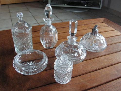 Lot van 6 stuks antiek glaswerk in goede staat., Antiek en Kunst, Antiek | Glaswerk en Kristal, Ophalen of Verzenden