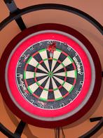 Blade 6 dartsbord en ledsurround, Ophalen of Verzenden, Gebruikt, Dartbord