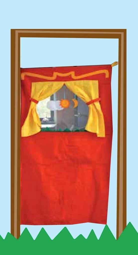 Nieuwe poppenkast  van Clavis, Kinderen en Baby's, Speelgoed | Poppen, Nieuw, Ophalen of Verzenden