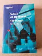 Van Dale Pocketwoordenboek Nederlands-Italiaans, Livres, Dictionnaires, Italien, Enlèvement ou Envoi, Comme neuf, Van Dale