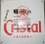 Reclamebord vintage Cristal Alken (vierkant) - mancave nieuw, Verzamelen, Merken en Reclamevoorwerpen, Ophalen of Verzenden, Nieuw