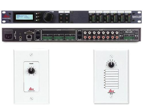 DBX ZonePro 1216 + 4 x ZC1 & ZC9, Audio, Tv en Foto, Versterkers en Ontvangers, Gebruikt, Overige systemen, 120 watt of meer, Overige merken