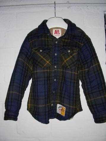 Warm geruit hemd/vest, AO76 American Outfitters, 128, 8 jaar, Garçon, Enlèvement ou Envoi, AO76 American Outfitters, Comme neuf