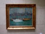 Dans le port d'Anvers 1936 - Henry Cartier, Antiquités & Art, Art | Peinture | Classique, Enlèvement ou Envoi