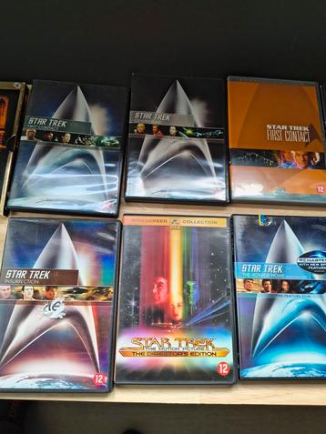 Dvd's Star Trek en Star Wars  beschikbaar voor biedingen