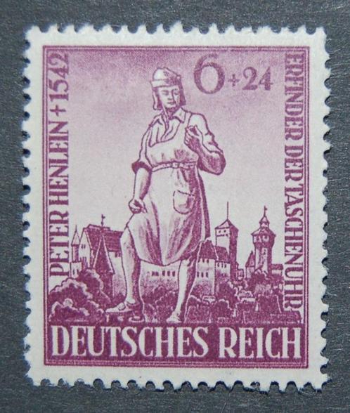 Duitse postzegel 1942 - Peter Henlein, Postzegels en Munten, Postzegels | Europa | Duitsland, Postfris, Duitse Keizerrijk, Verzenden